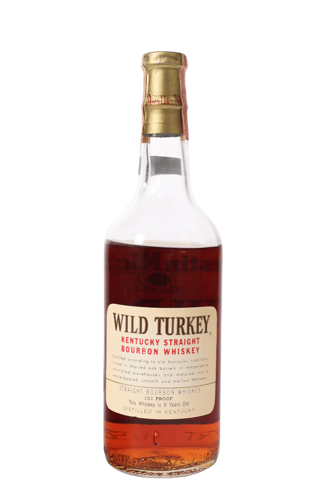 Wild Turkey 8yr 101 Proof Bourbon 1973 Rare Whiskey | Whiskey Source